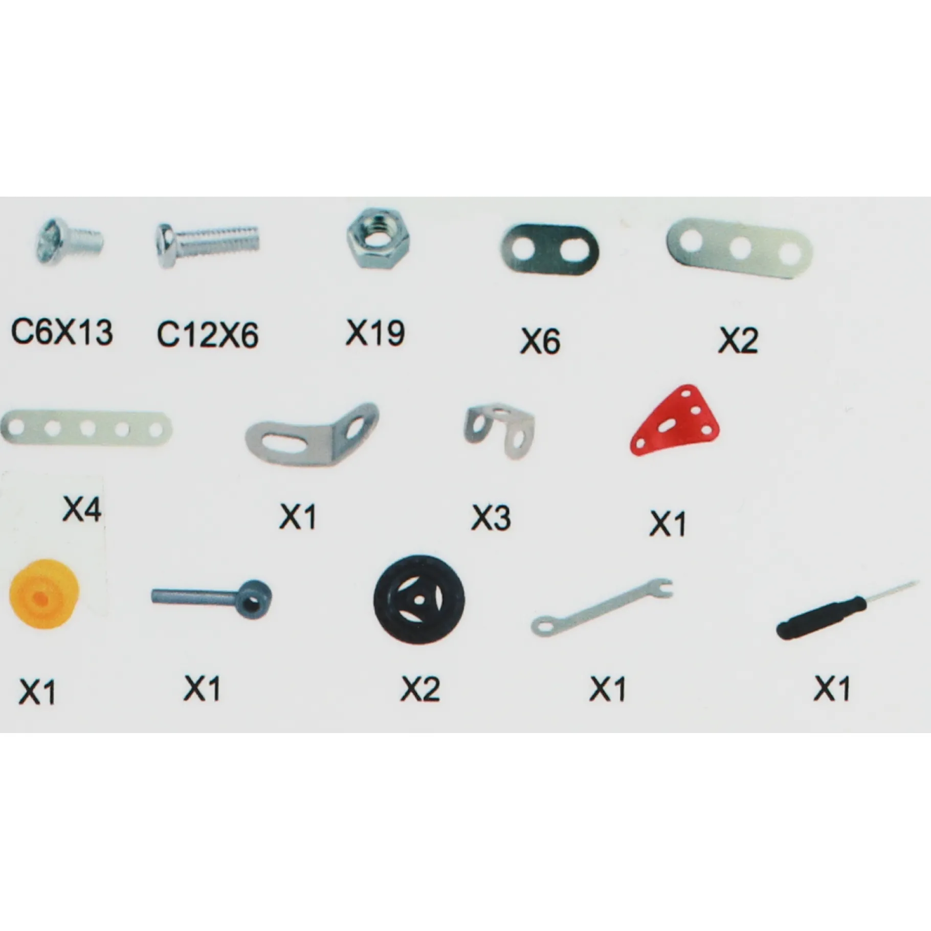 Jongens|Voertuigen> Constructieset voertuigen metaal 4 assorti