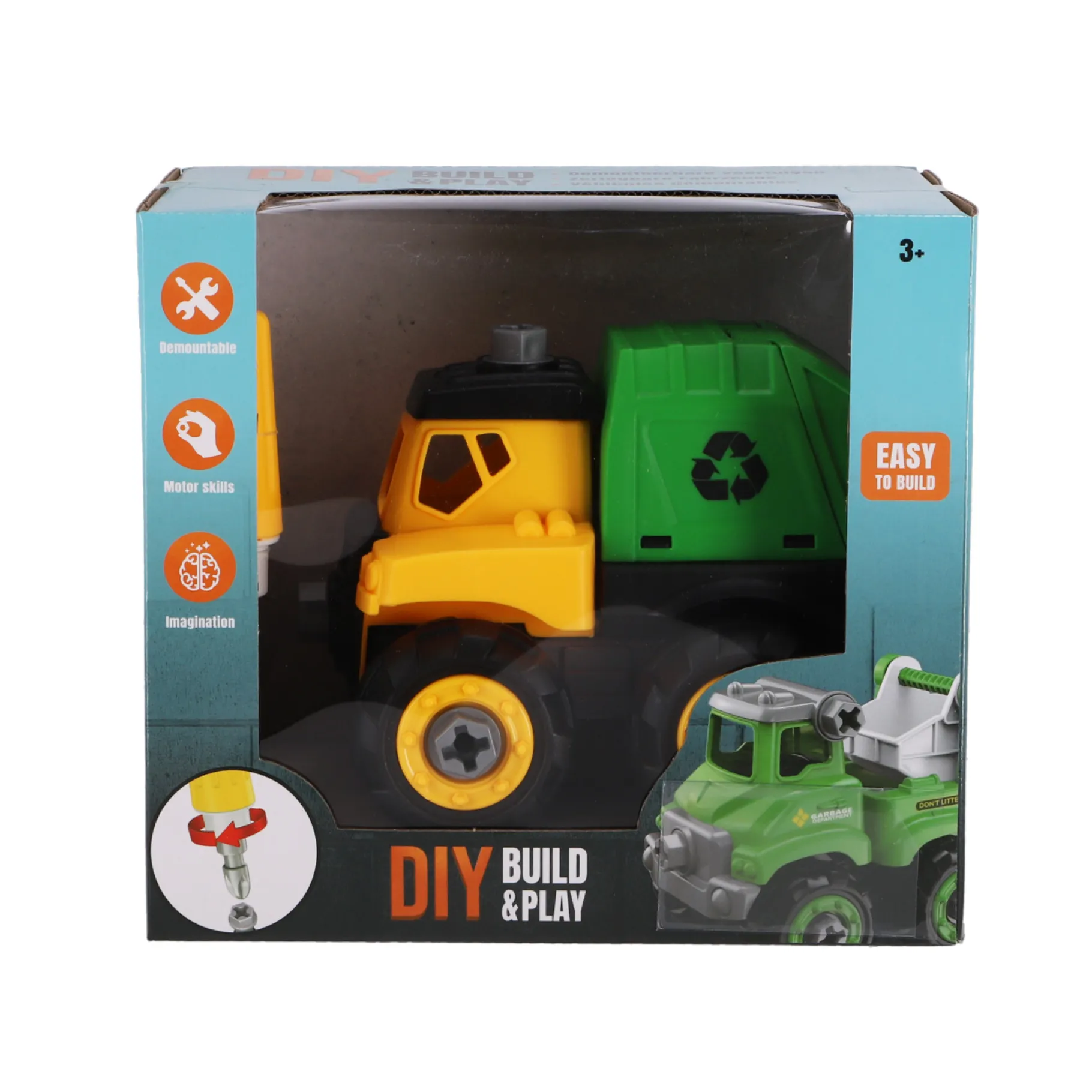 Voertuigen|Jongens> Containerwagen Demonteerbaar