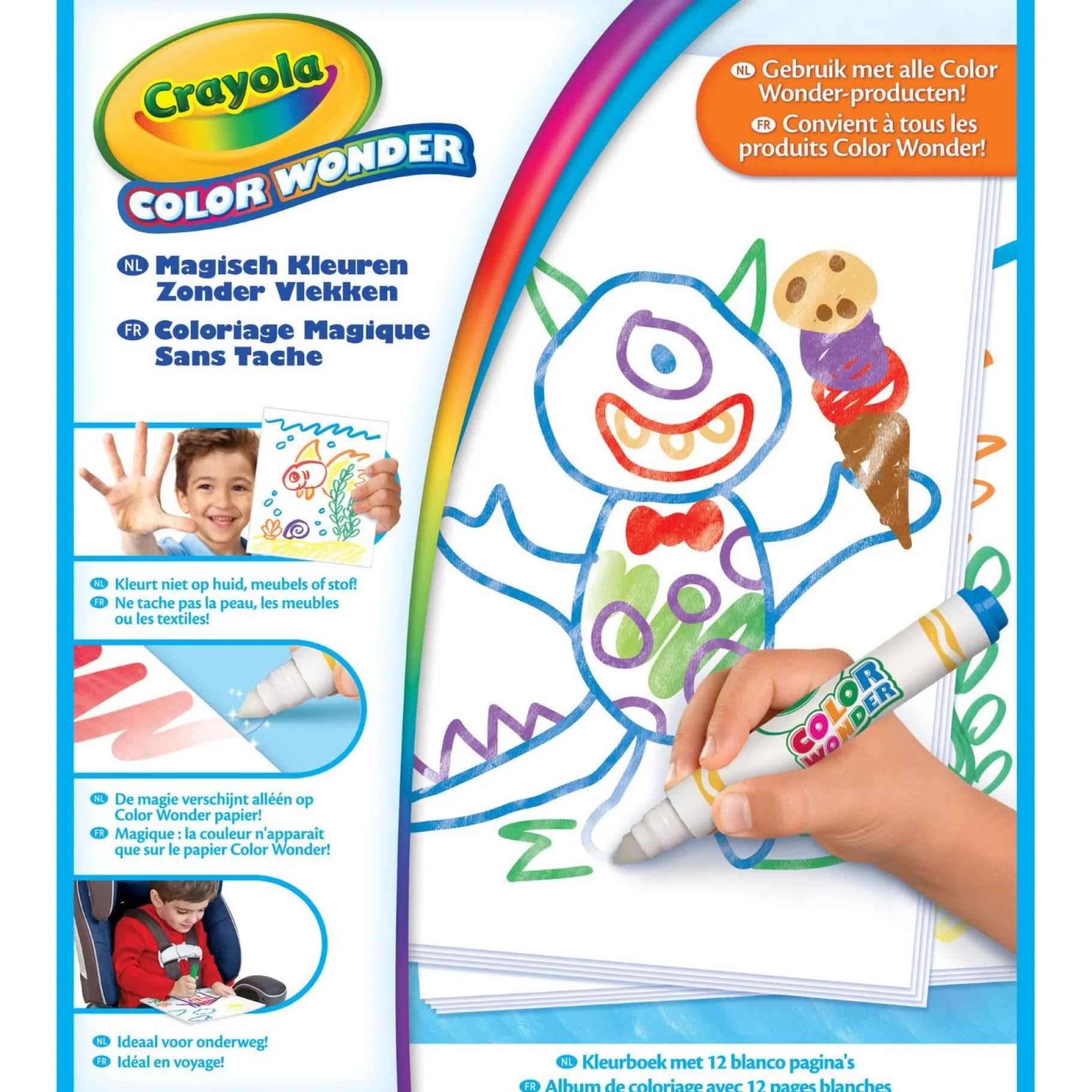Tekenen / Kleuren>Crayola Color Wonder Blanco Kleurboek