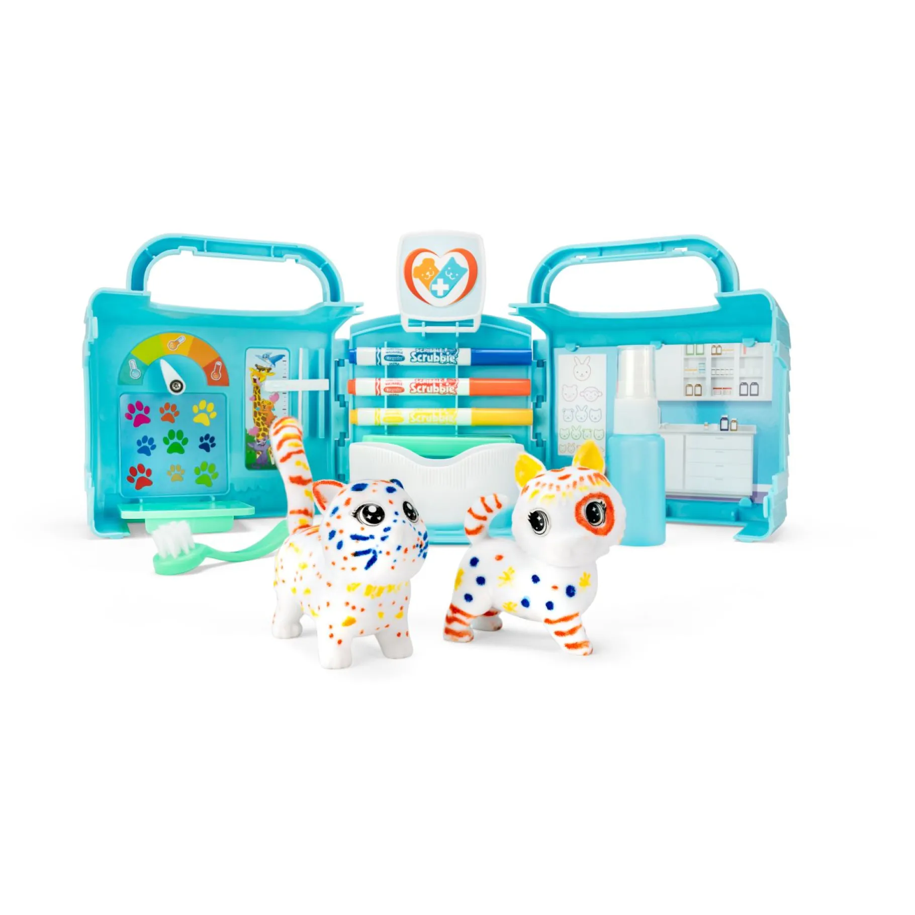 Tekenen / Kleuren> Crayola Washimals Vet Clinic Playset