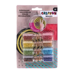 Sieraden Maken>Creafun kralen in potjes 8 stuks met draad