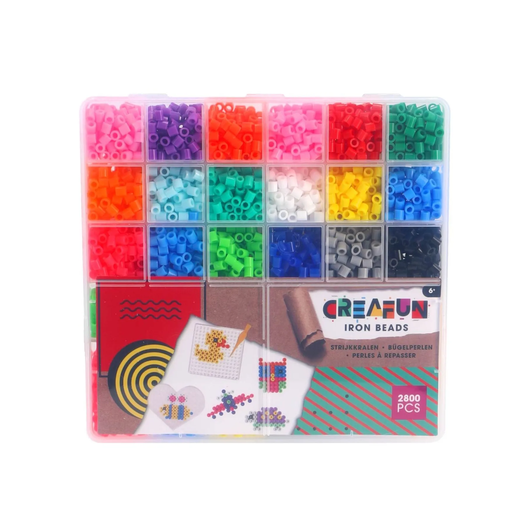 Strijkkralen>Creafun Strijkkralen set 2800 delig