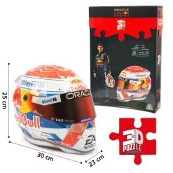 3D Puzzels> 3D Puzzel: Formule-1 helm Max Verstappen cm