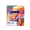 Make-Up> Deedoo Kids Lip Balm Positive Vibes 4 Stuks