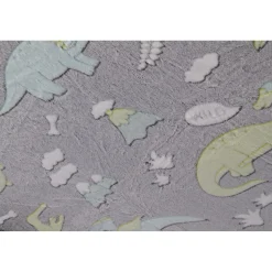 Kinderpyama's></noscript> Deken dino glow in the dark 130 x 150 cm