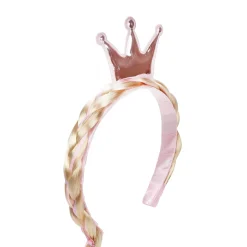 Verkleden|Jongens></noscript> Diadeem met vlecht en kroon prinses