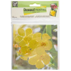 Diamond Painting> Diamond painting kaartenset 13x13 cm 2 stuks  3 assorti