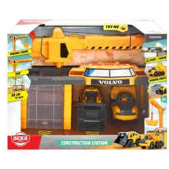 Speelsets|Jongens>Dickie Toys Constructie Station Met Licht En Geluid