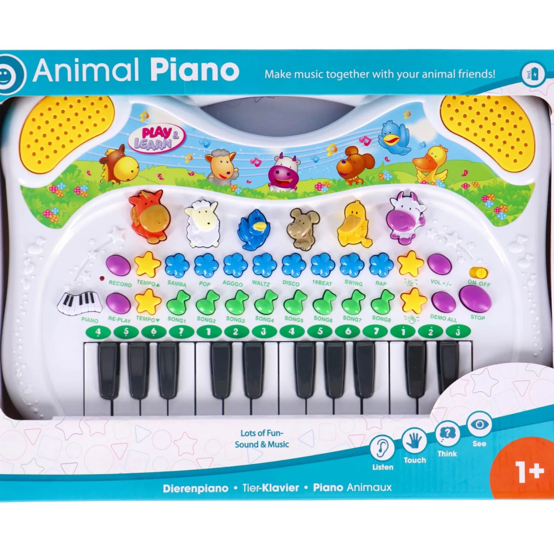 Instrumenten> Dieren Piano Met Opneem Functie