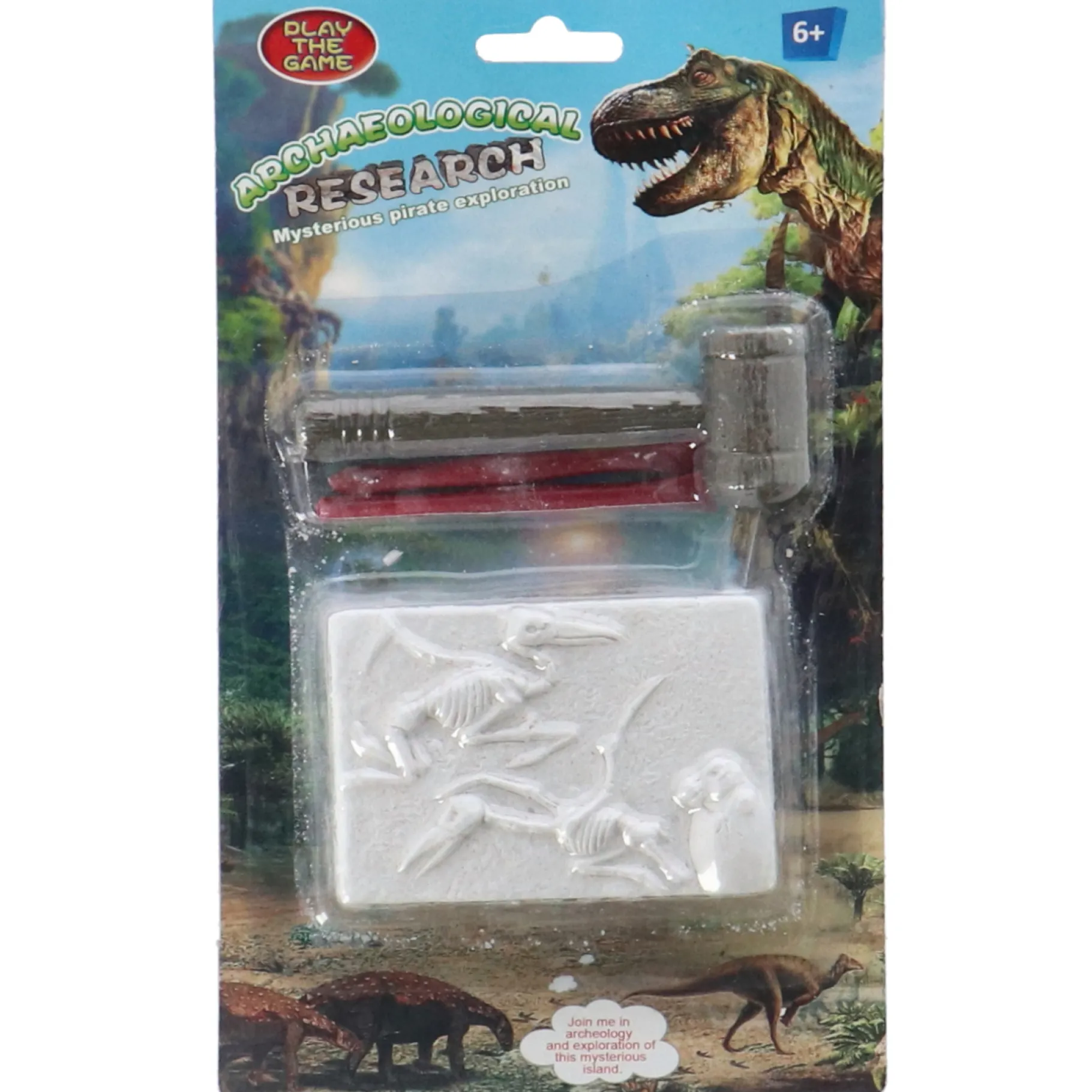 Jongens|Speelsets> Dino Fossiel Opgraven 4 Assorti