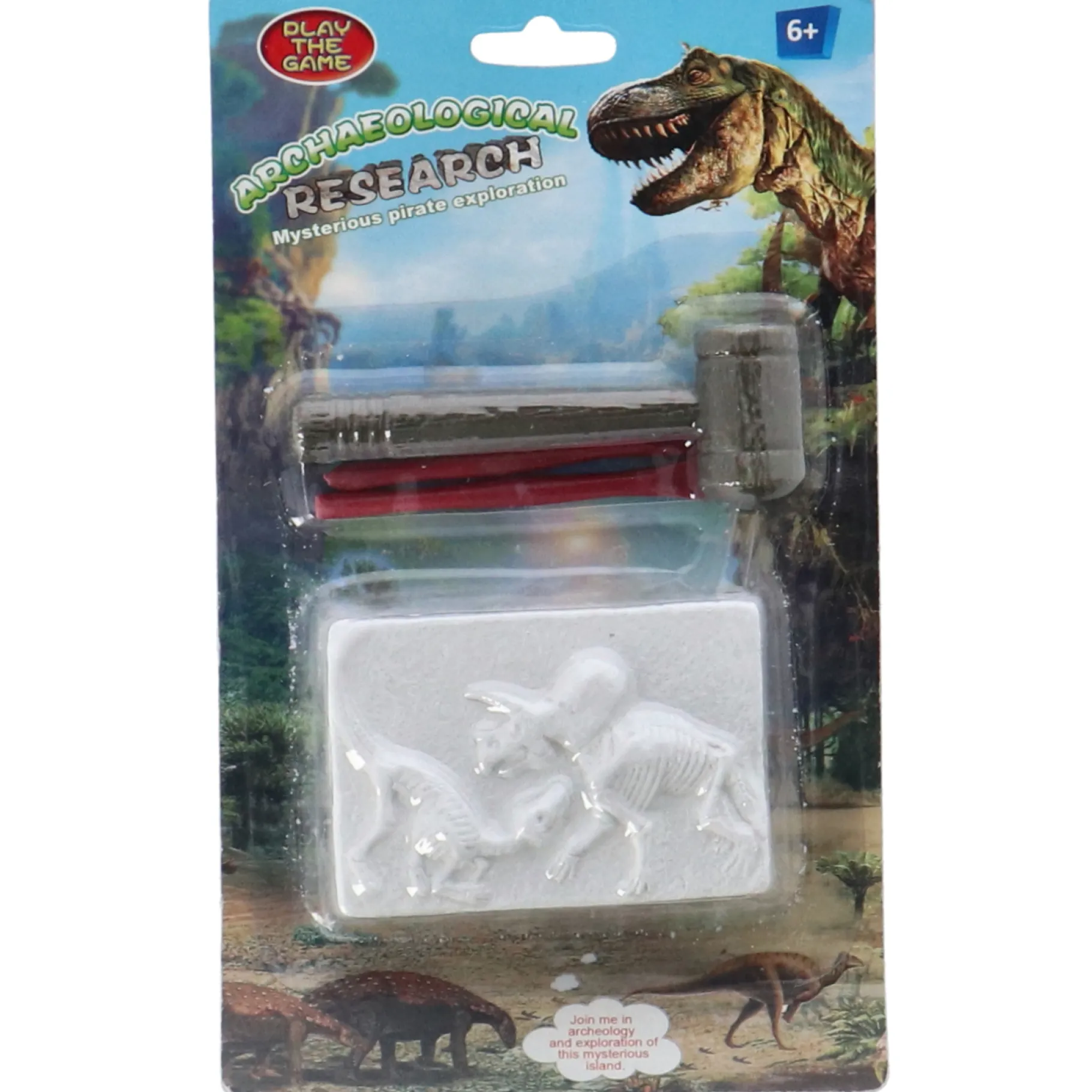 Jongens|Speelsets> Dino Fossiel Opgraven 4 Assorti