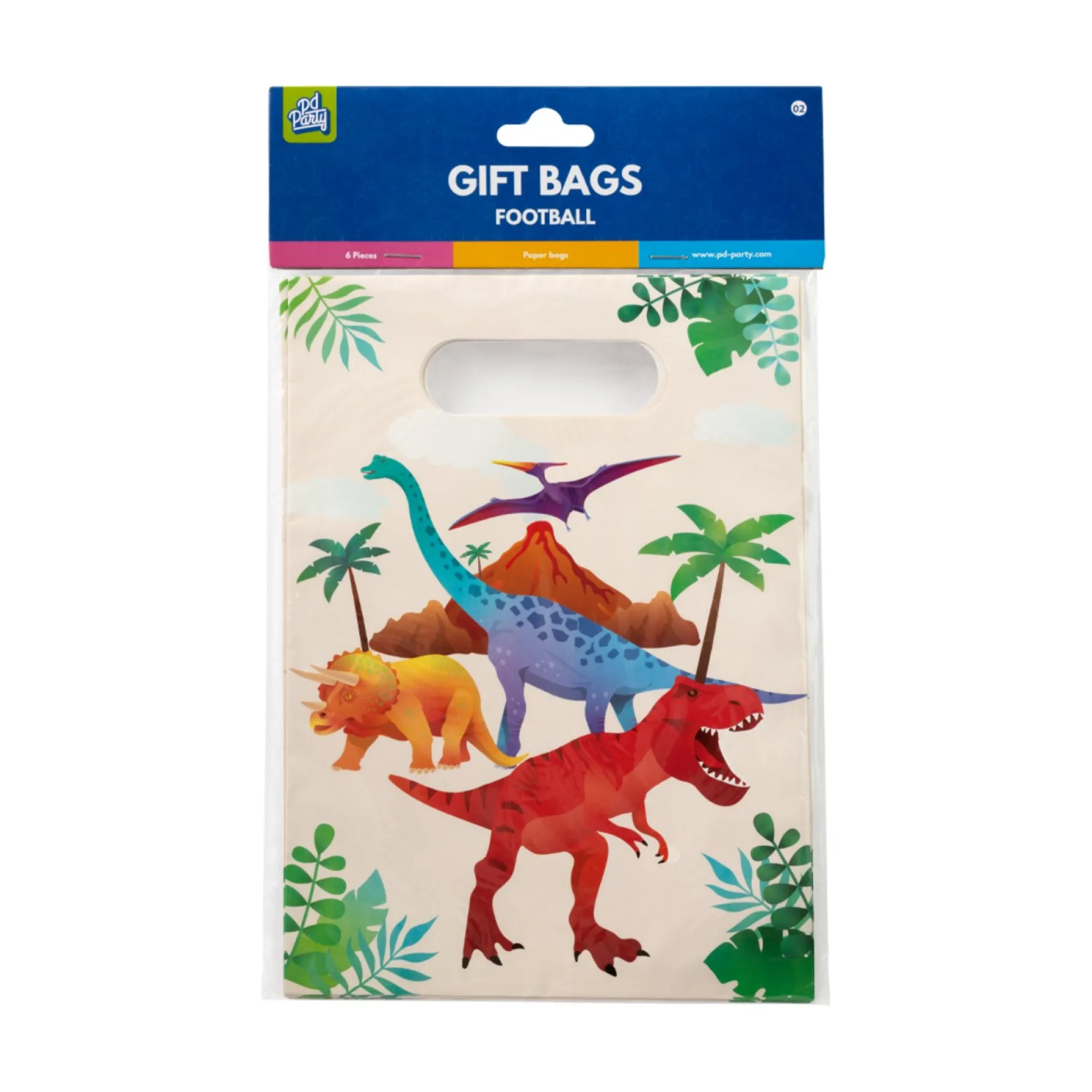 Feestartikelen> Dino Uitdeelzakjes