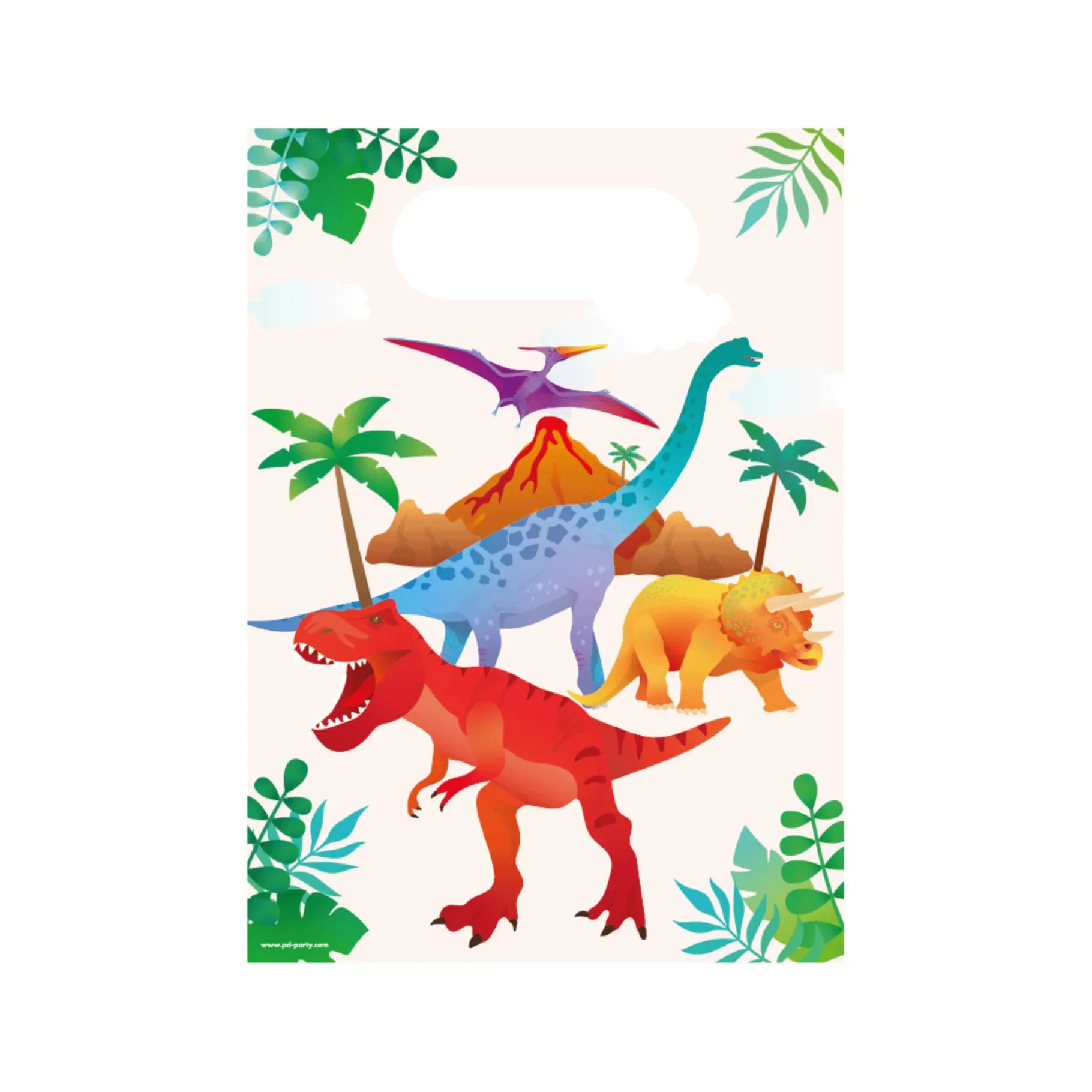 Feestartikelen> Dino Uitdeelzakjes