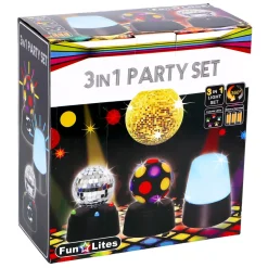 Disco>Fun Lites Disco 3 In 1 Party Set B/O