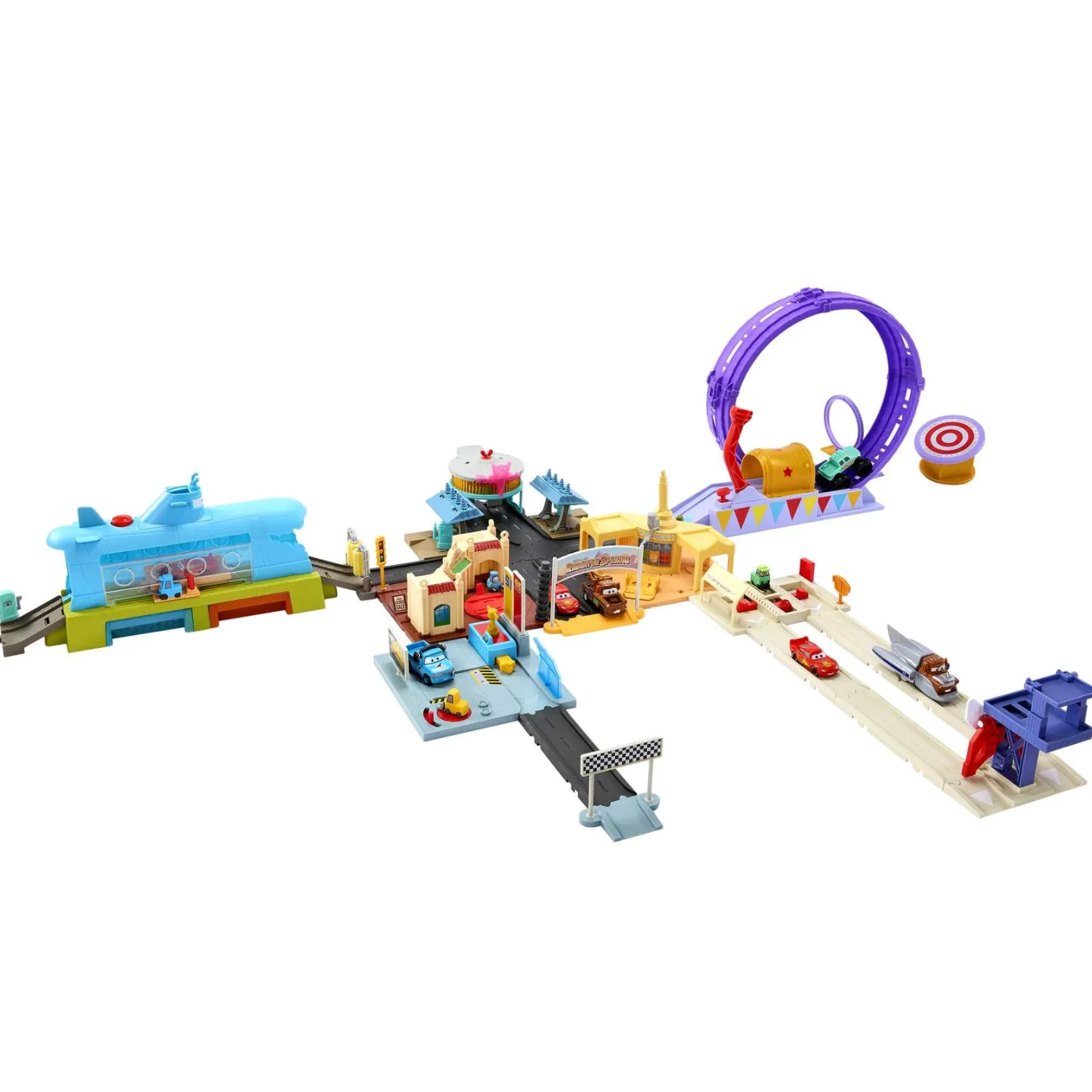 Stuntsets|Jongens>Mattel Disney Pixar Cars Walvis Wasstraat