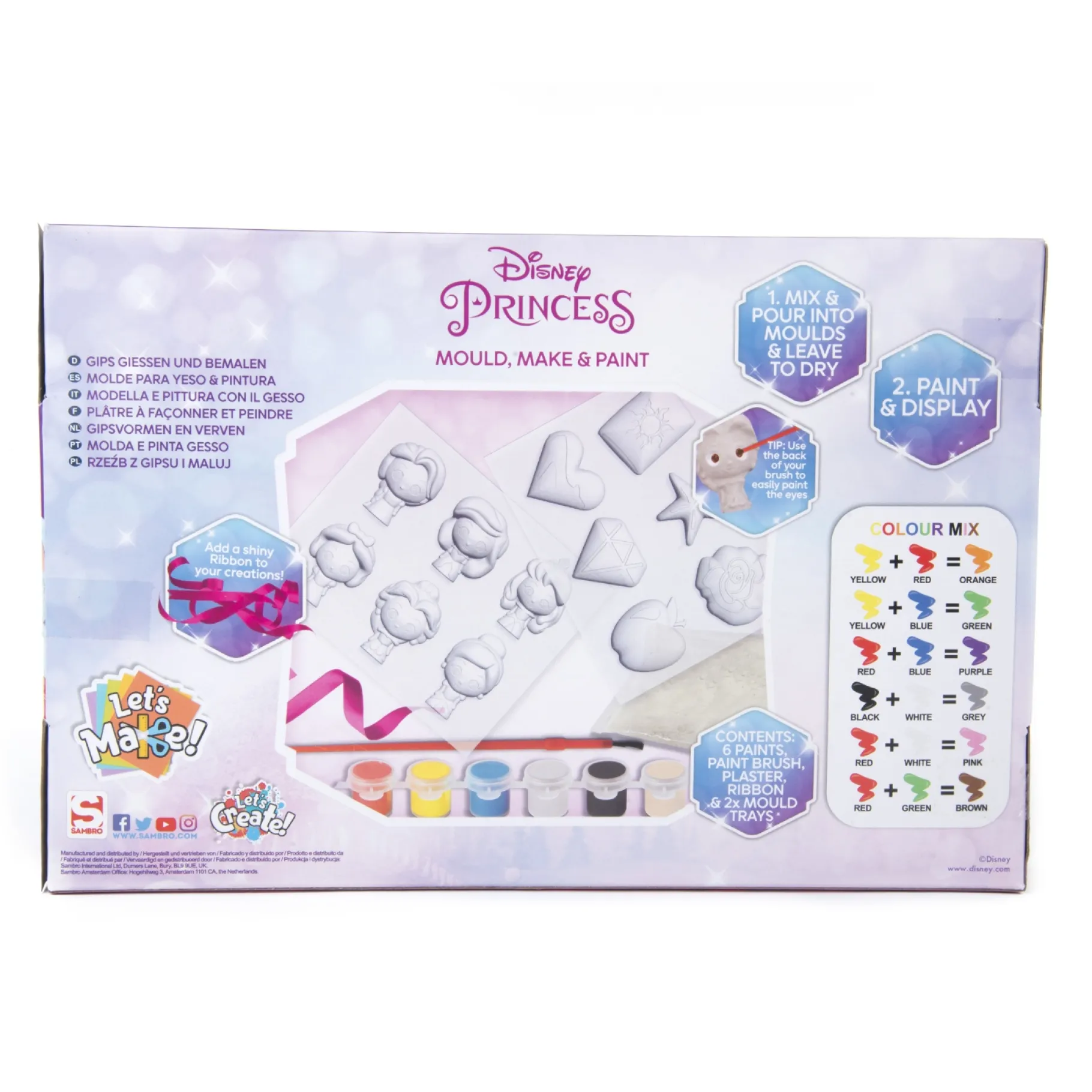 Gips> Disney Princess Gips gieten en verven