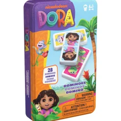 Kinderspellen> Dora Domino's In Tin
