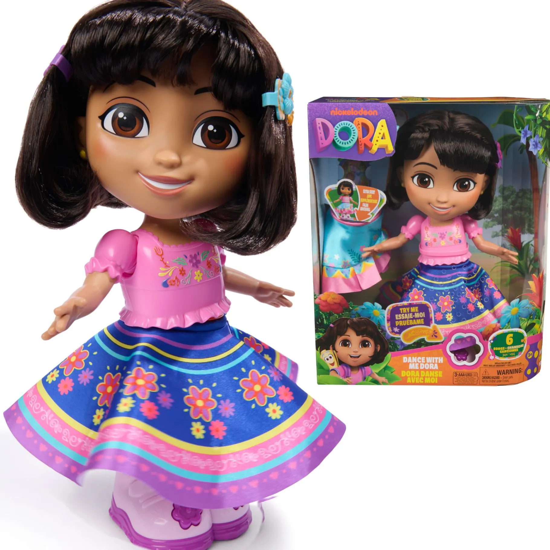 Poppen Met Functies> Dora Dora Dans Pop (30 Cm) (Sounds Only)