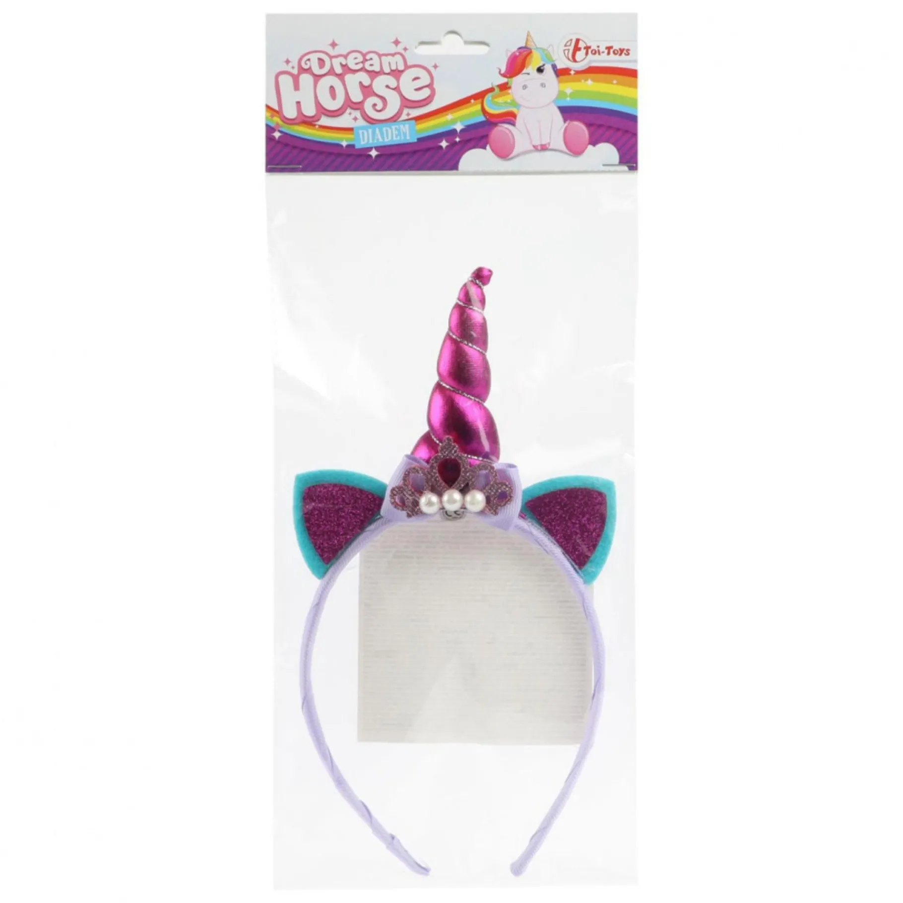 Verkleden|Jongens> DREAM HORSE Diadeem eenhoorn - paars