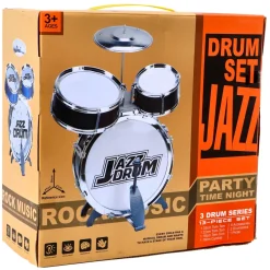 Instrumenten> Drumstel met stoel rock music