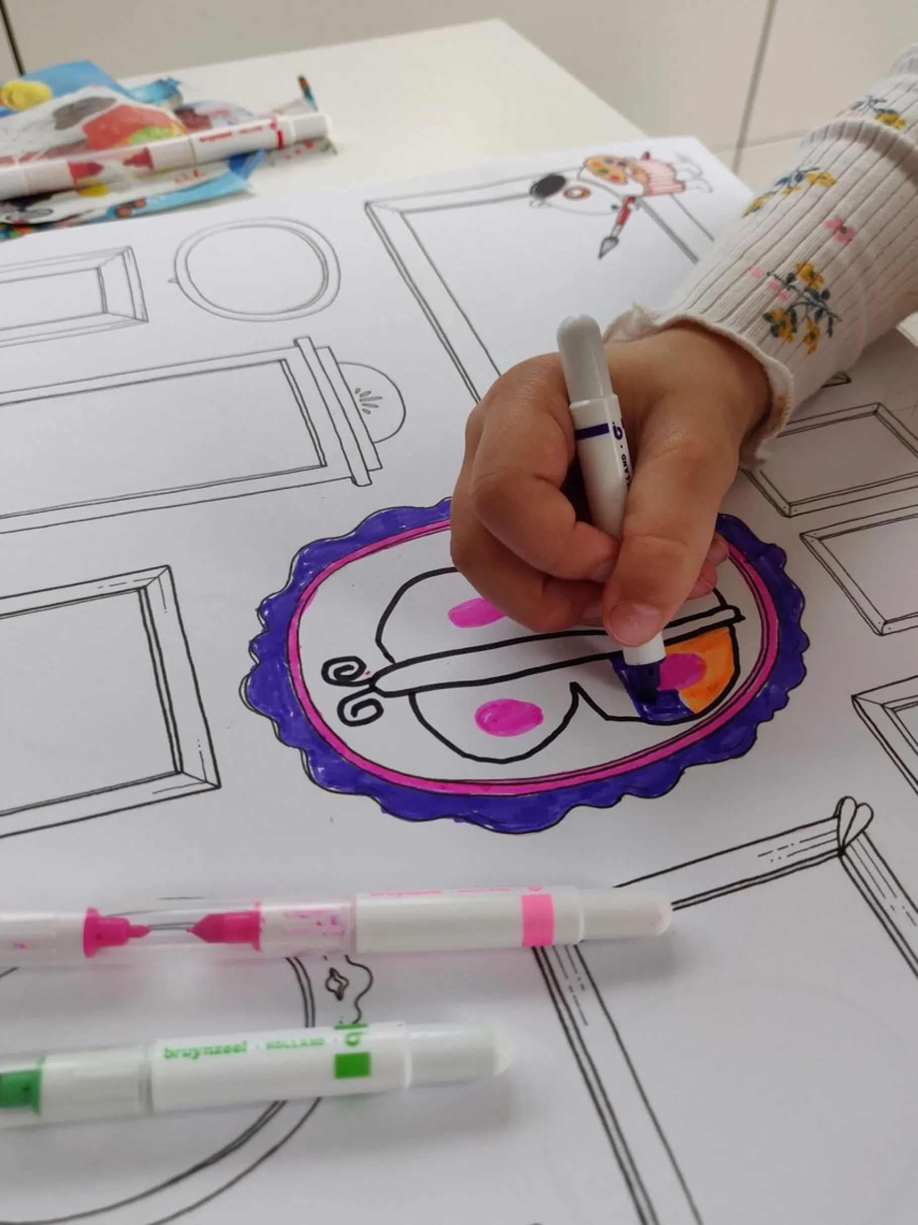 Tekenen / Kleuren>Bruynzeel Dubbelpunters Viltstiften 20 Stuks