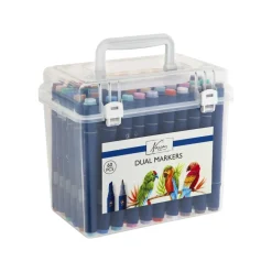 Tekenen / Kleuren> Duo markers 60 stuks in luxe box