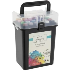 Tekenen / Kleuren> Duo markers 24 stuks in luxe box