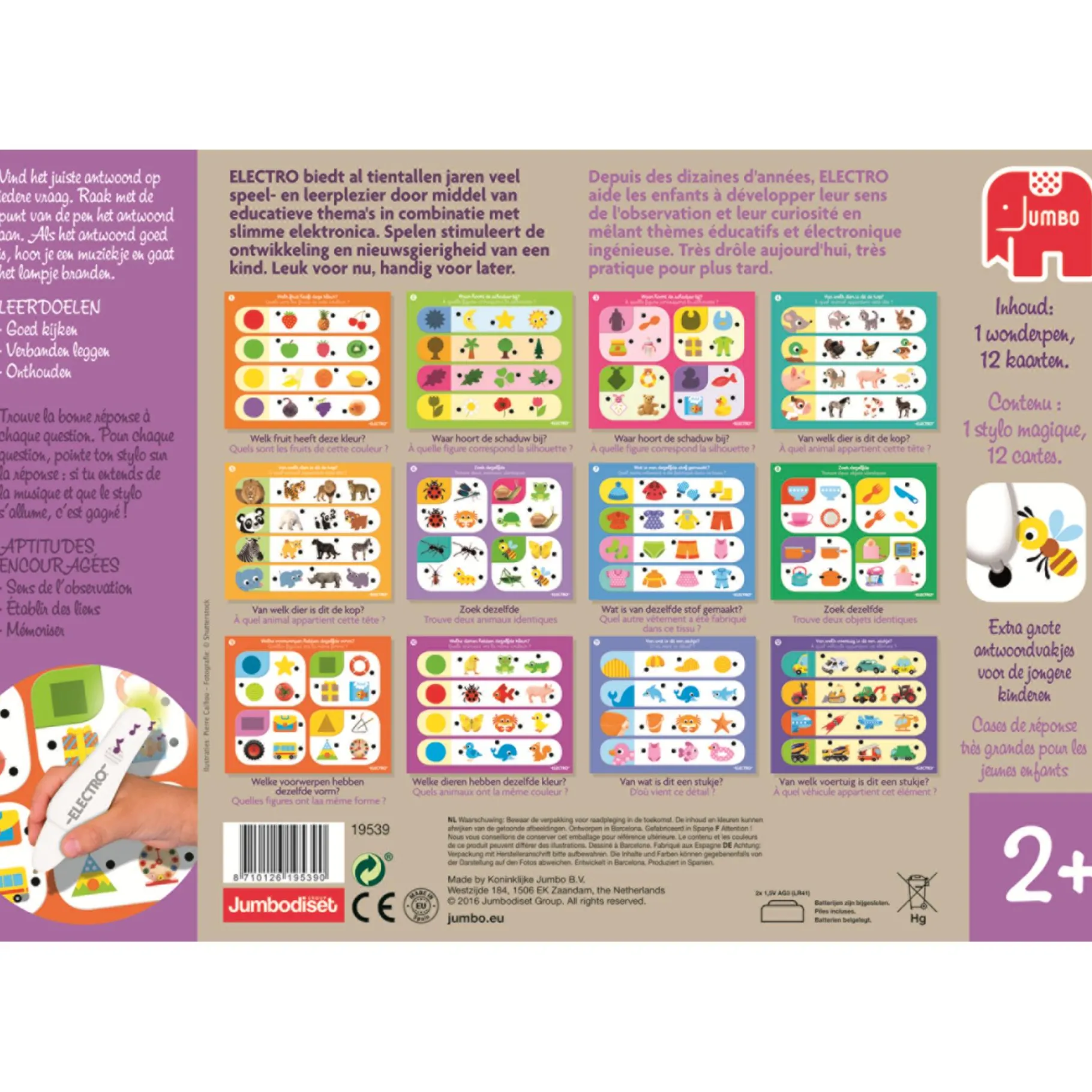 Educatieve Spellen>Jumbo Electro Wonderpen Ontdek Vormen En Kleuren