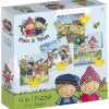 Legpuzzels> Fien & Teun 4-in-1 Puzzel