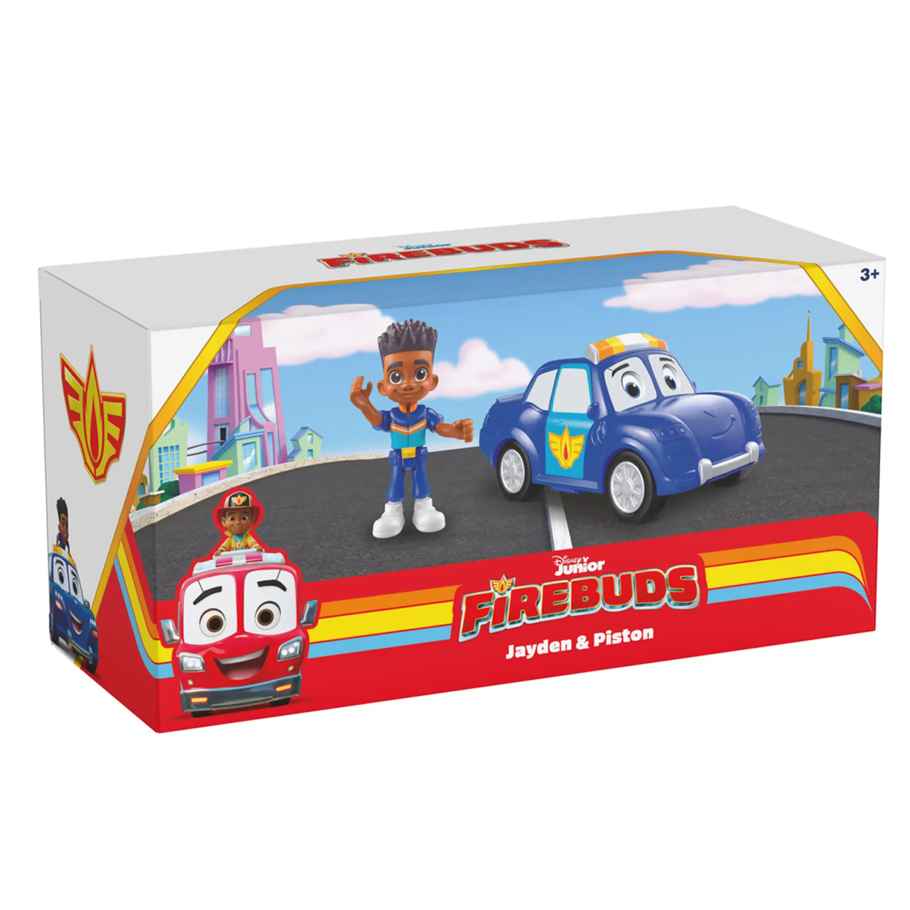 Speelsets>Spinmaster Firebuds Core Vehicle Jayden & Piston