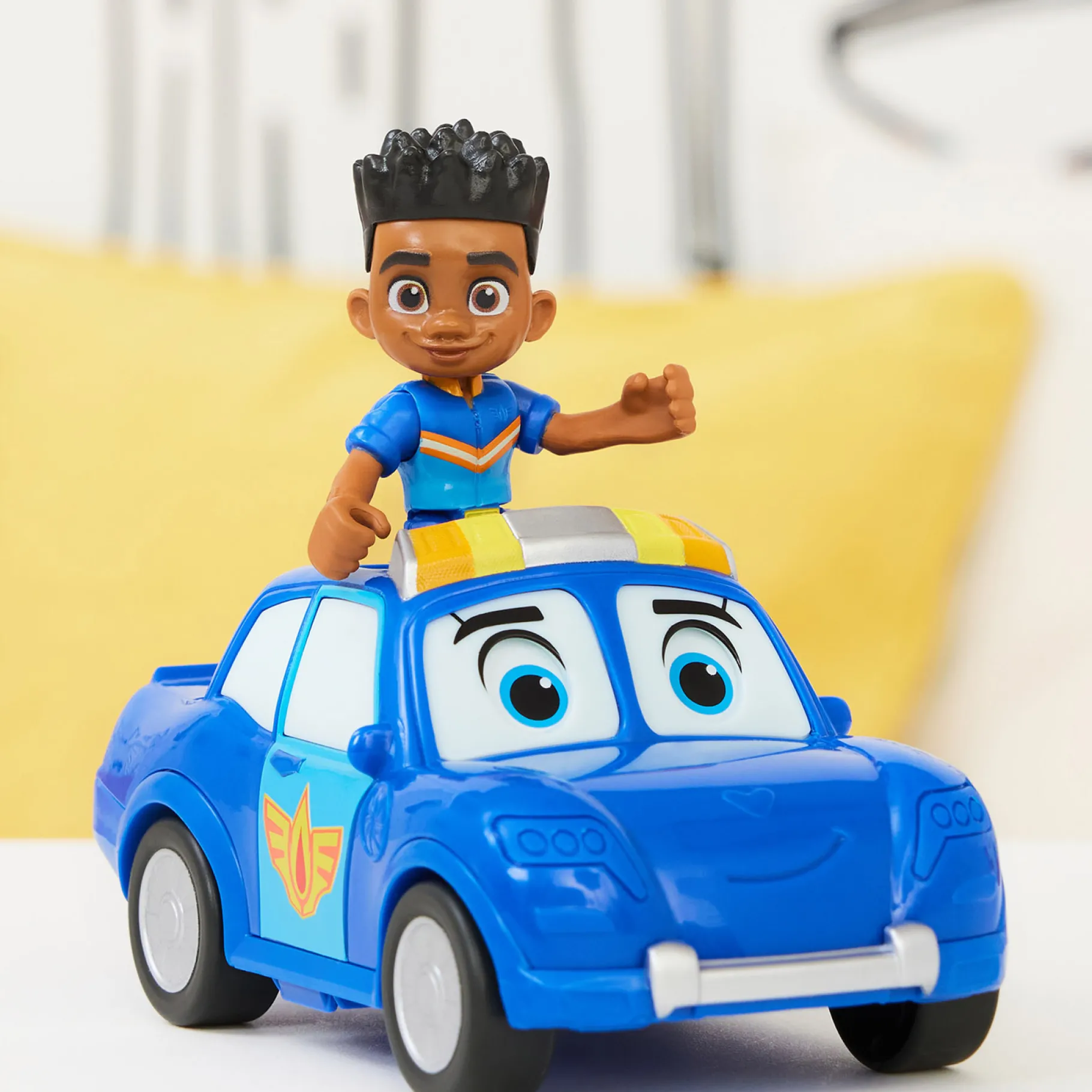 Speelsets>Spinmaster Firebuds Core Vehicle Jayden & Piston