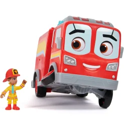 Auto's|Speelfiguren> Firebuds Interactive Firetruck Bo & Flash