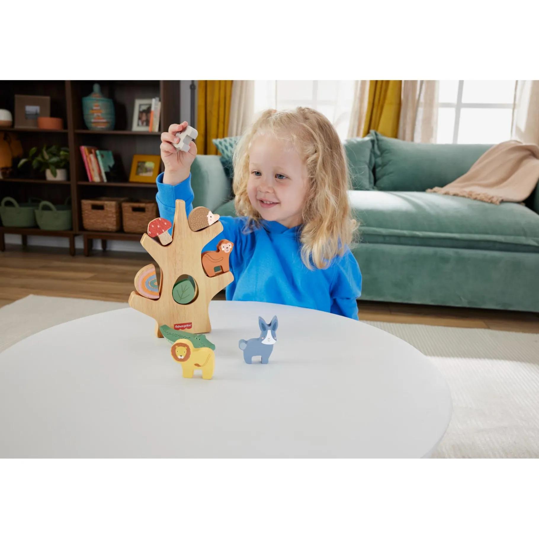 Babyspeelgoed> Fisher Price Hout Balans Boom