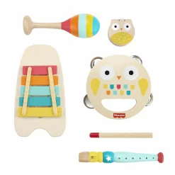 Babyspeelgoed> Fisher Price Hout Musical Gift Set