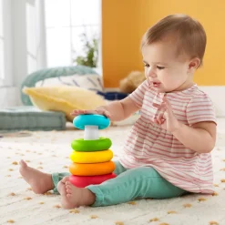Stapeltorens></noscript>Mattel Fisher Price Kleurenringpiramide - Eco