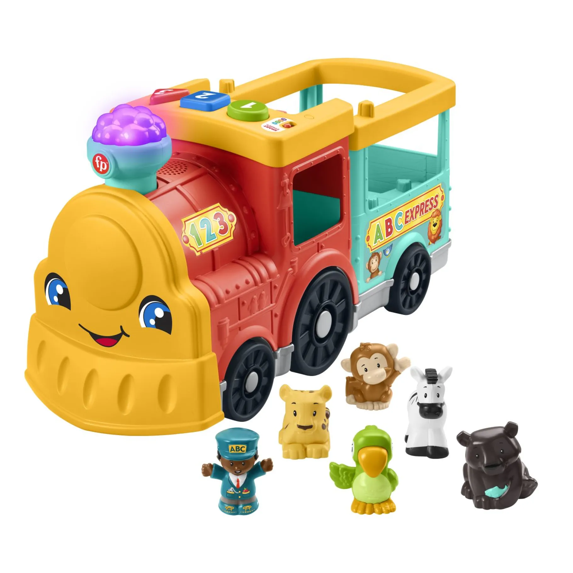 Voertuigen|Babyspeelgoed>Mattel Fisher Price Little People Big Abc Animal Train NL