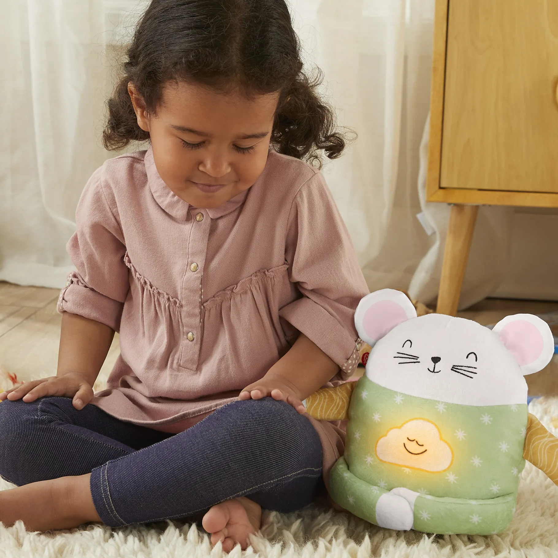 Plucheknuffels>Mattel Fisher Price Meditation Mouse NL