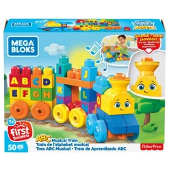 Bouwstenen>Mega Bloks Fisher Price ABC Leren Trein