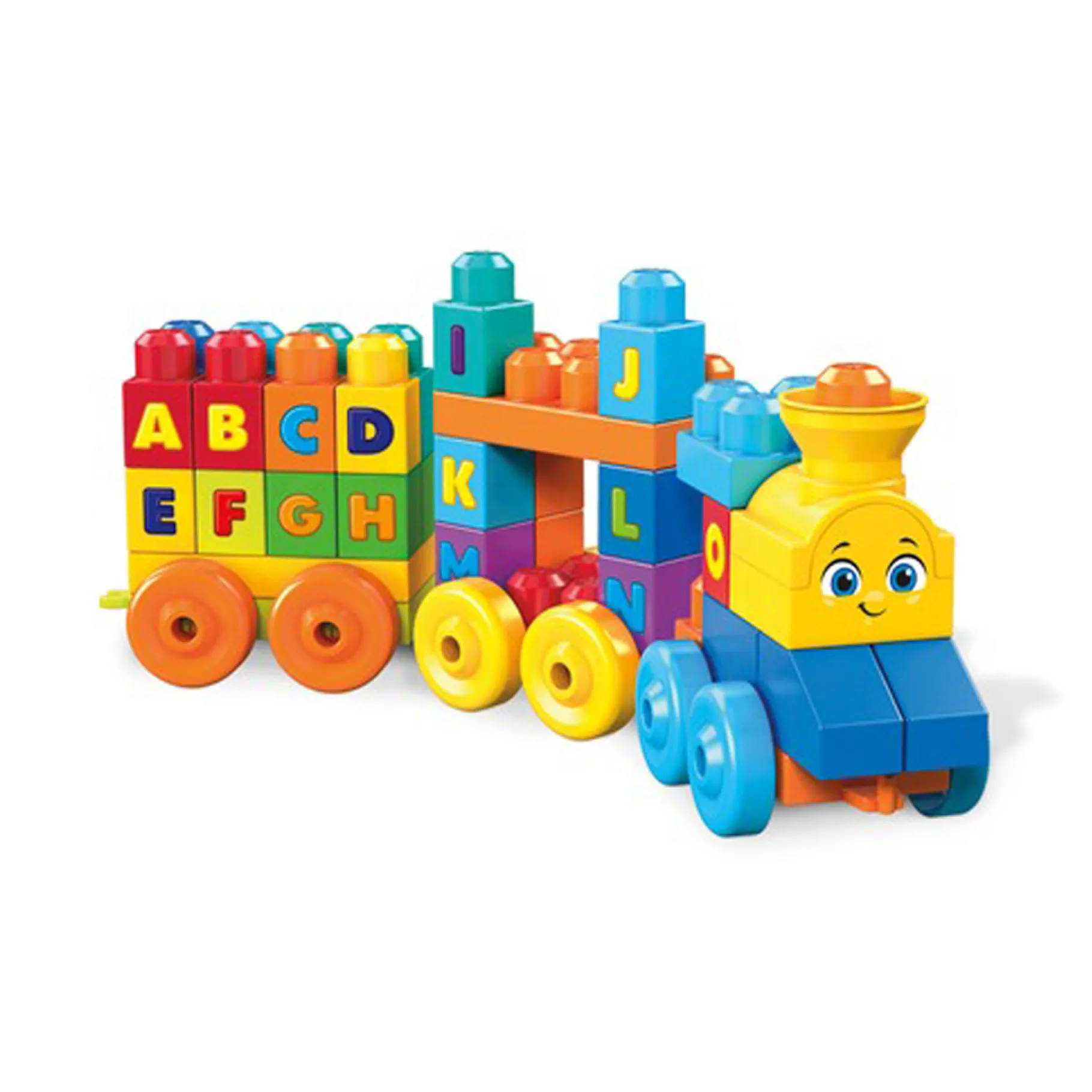 Bouwstenen>Mega Bloks Fisher Price ABC Leren Trein