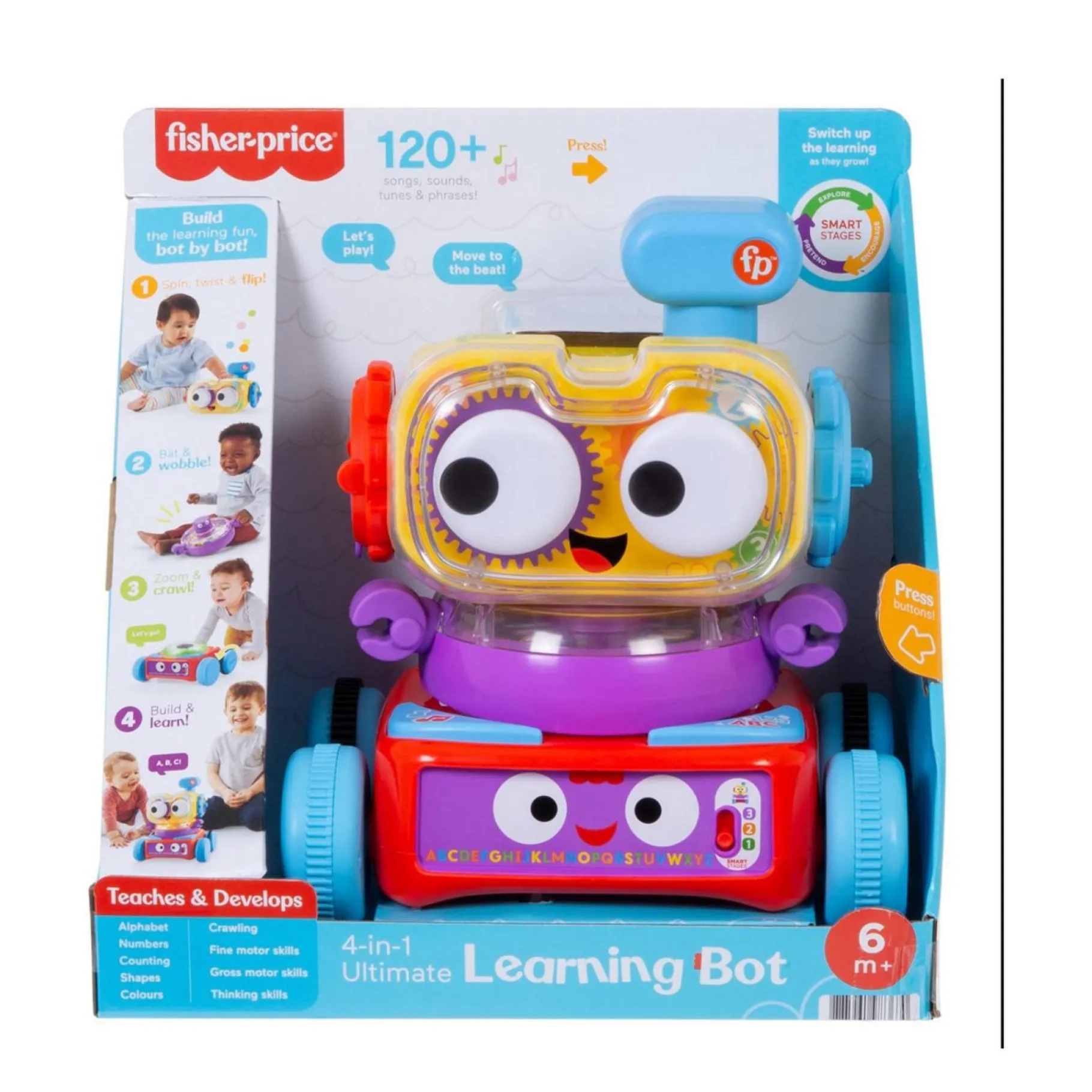 Babyspeelgoed>Mattel Fisher Price Ultimate Learning Bot 4in1