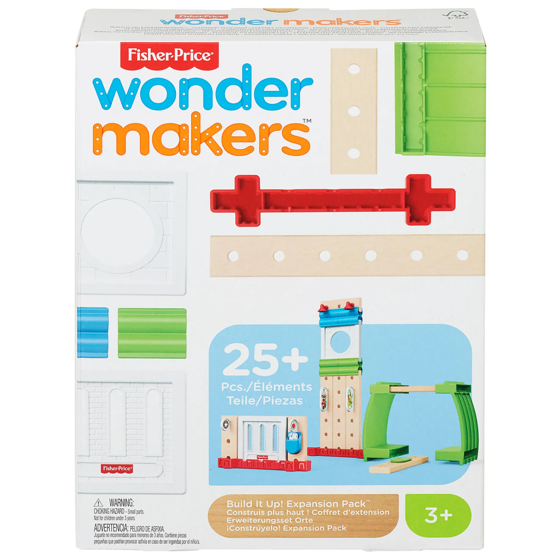 Bouwpakketten>Mattel Fisher Price Wonder Makers Uitbreidingsset Build It Up