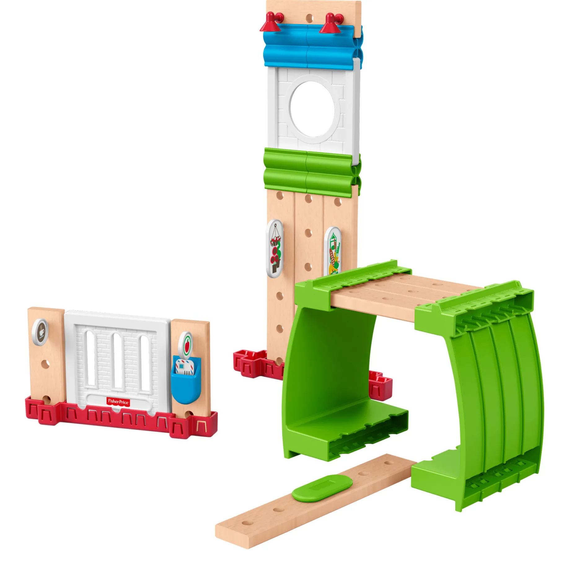 Bouwpakketten>Mattel Fisher Price Wonder Makers Uitbreidingsset Build It Up