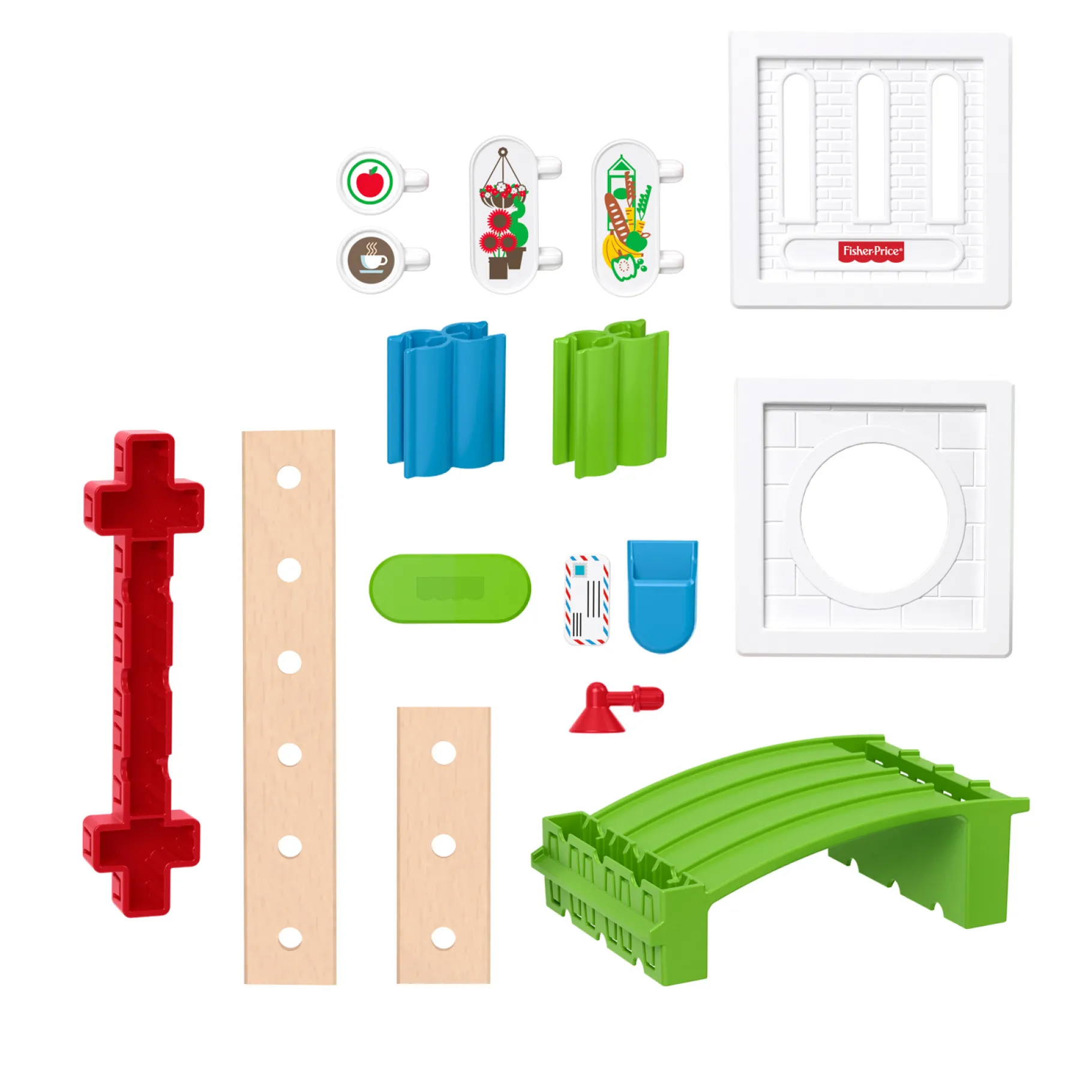 Bouwpakketten>Mattel Fisher Price Wonder Makers Uitbreidingsset Build It Up