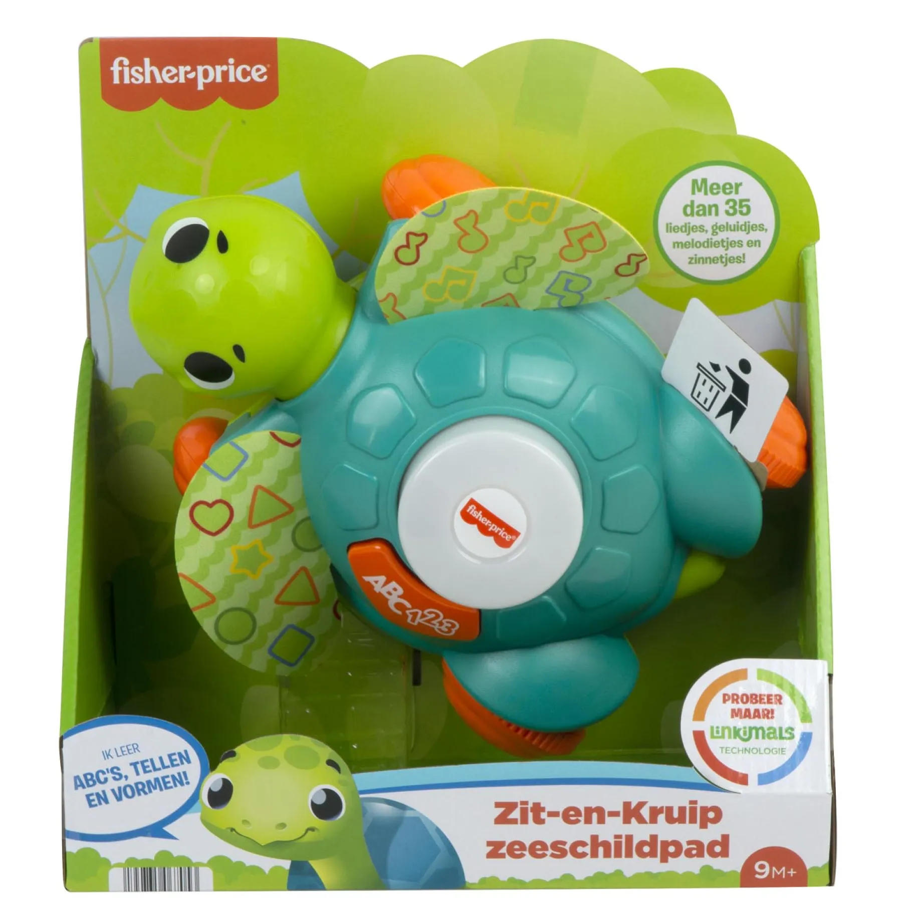 Babyspeelgoed>Mattel Fisher-Price Linkimals Zit-en-Kruip Zeeschildpad