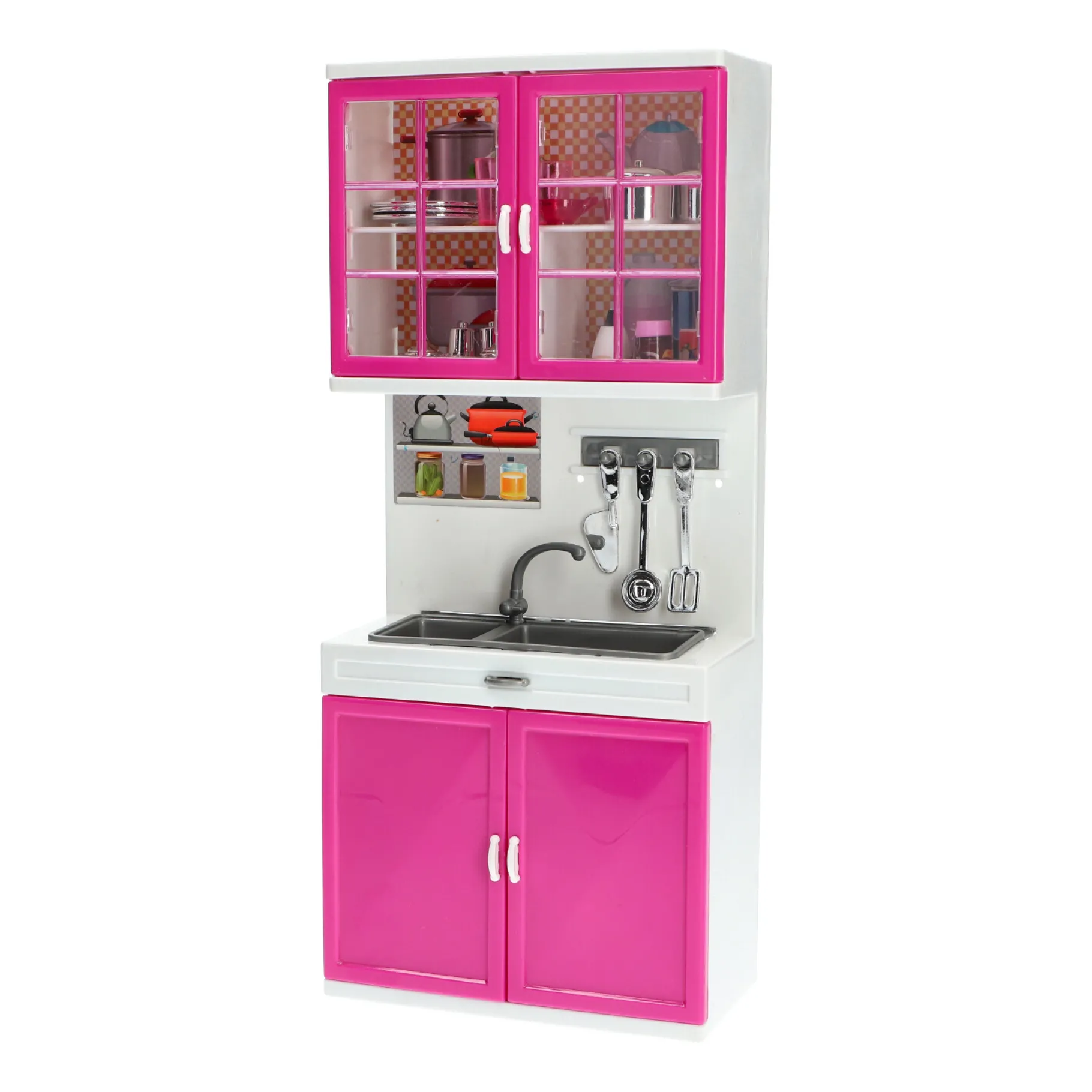 Meisjes|Speelsets>Fleur Keuken Speelset Gootsteen Met Keukenkastjes