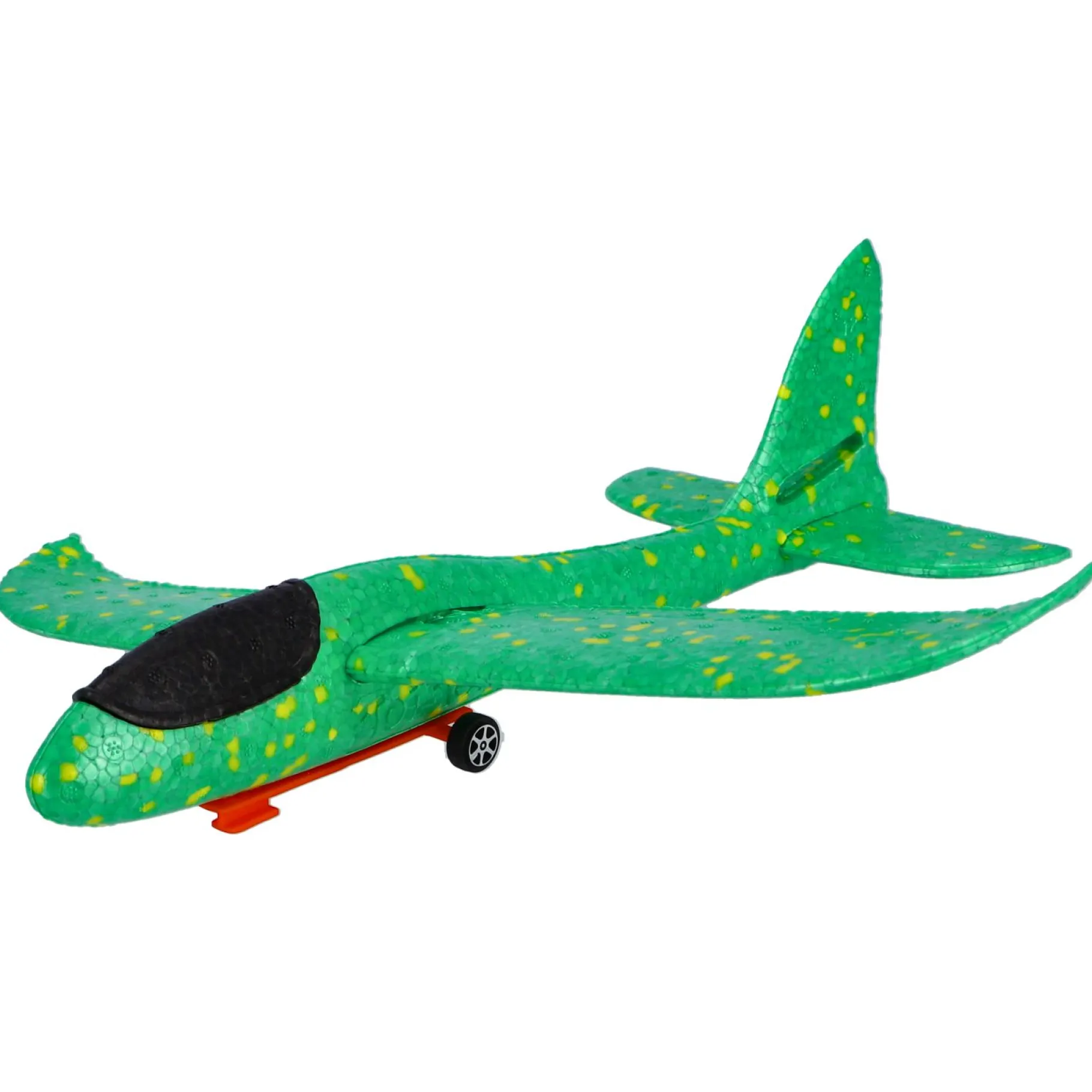 Voertuigen|Jongens> Foam vliegtuig met afschietpistool 4 assorti