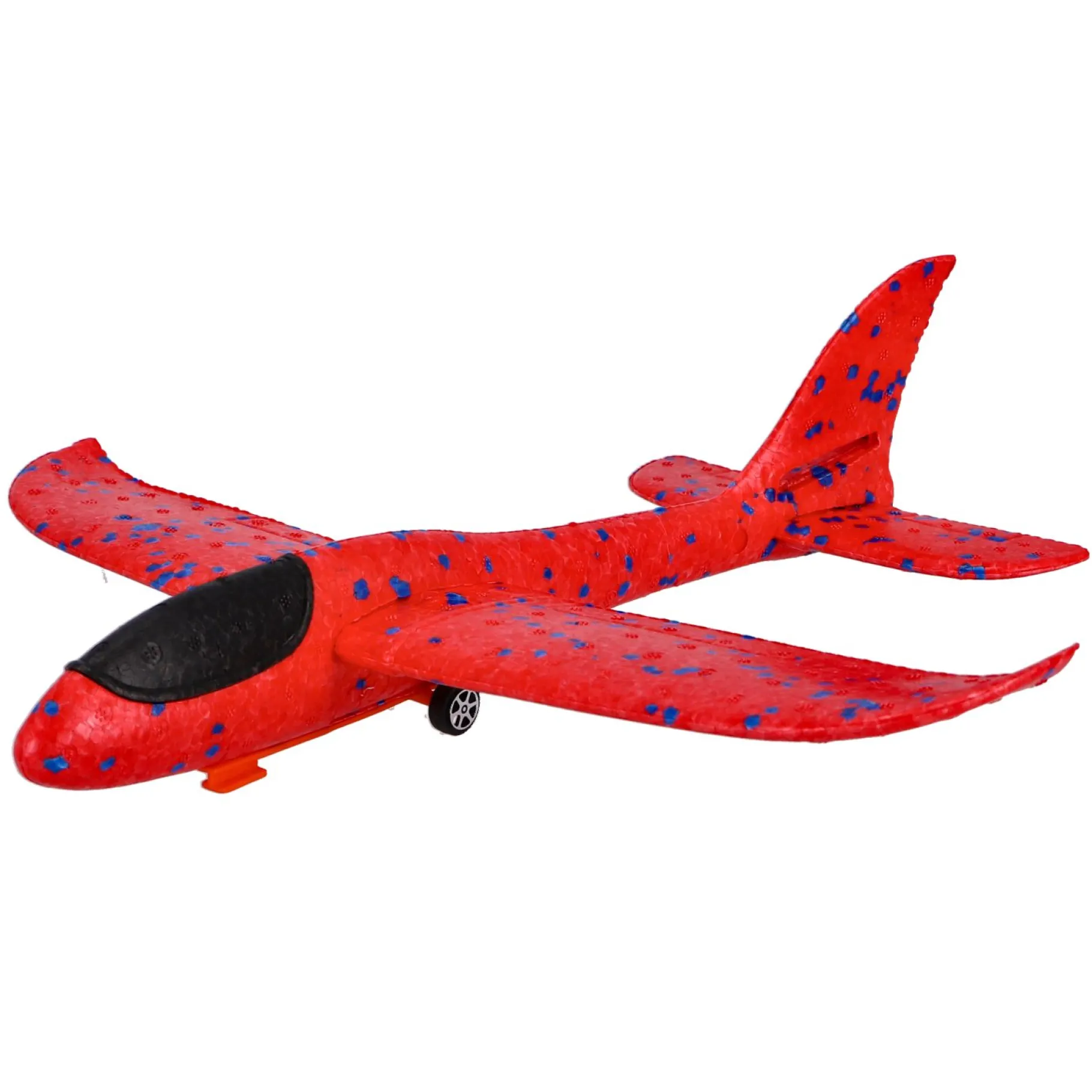 Voertuigen|Jongens> Foam vliegtuig met afschietpistool 4 assorti