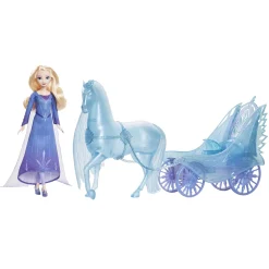 Tienerpoppen|Meisjes> Frozen Koets Met Elsa & Nok