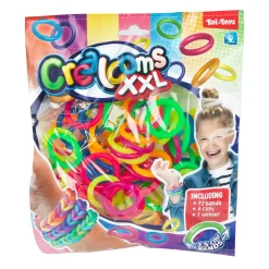 Sieraden Maken> FUN mega loom bands neon 72 stuks met accesoires