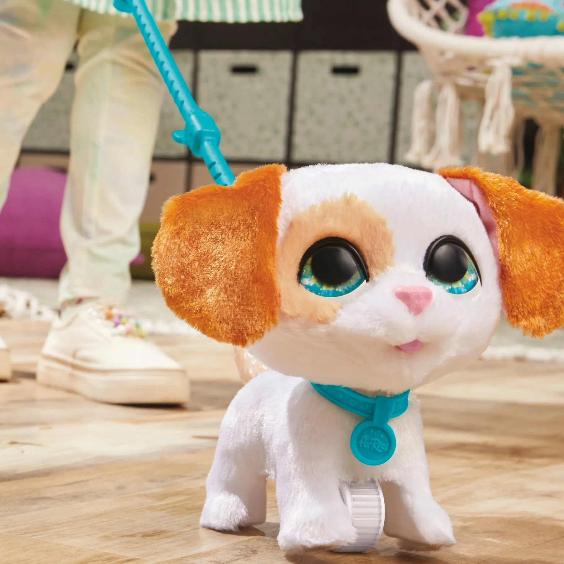 Dieren Knuffels En Pluche>Hasbro FurReal Walkalots Big Wags Dog